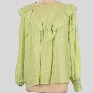 Monki Ruffle Romantoc Blouse